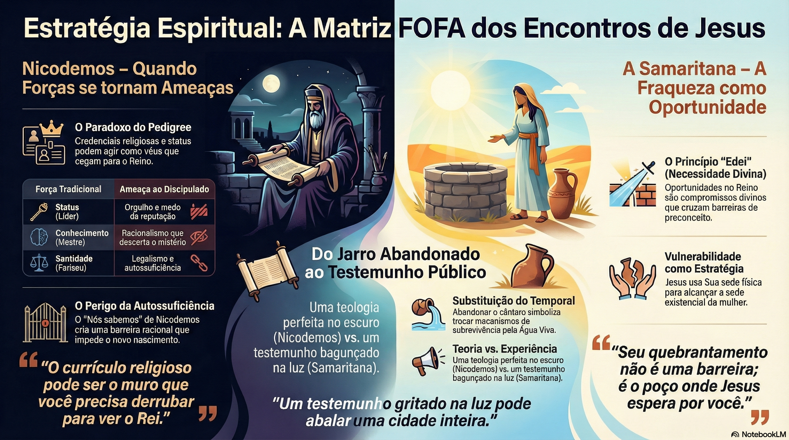 Nicodemos vs. A Samaritana: O Perigo da Religião e o Poder da Vulnerabilidade